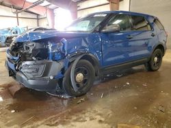 Salvage cars for sale from Copart Lansing, MI: 2019 Ford Explorer Police Interceptor