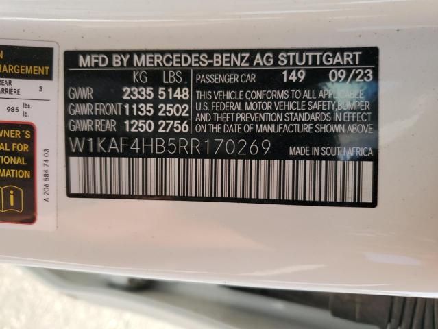 2024 Mercedes-Benz C 300 4matic