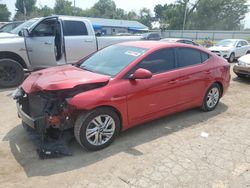 Salvage cars for sale at Wichita, KS auction: 2020 Hyundai Elantra SEL