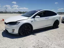 Salvage cars for sale at Arcadia, FL auction: 2017 Tesla Model X