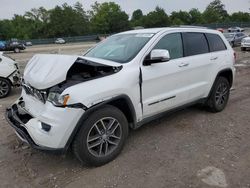 Jeep salvage cars for sale: 2017 Jeep Grand Cherokee Limited