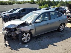 Salvage cars for sale at Exeter, RI auction: 2010 Hyundai Elantra Blue