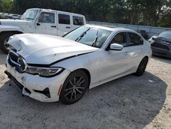 Salvage cars for sale at North Billerica, MA auction: 2019 BMW 330XI