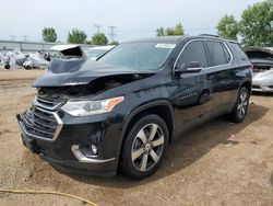 Salvage cars for sale at Elgin, IL auction: 2019 Chevrolet Traverse LT