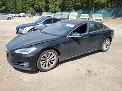 Salvage cars for sale at Graham, WA auction: 2018 Tesla Model S