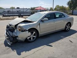 Salvage cars for sale at Sacramento, CA auction: 2012 Chevrolet Malibu 1LT