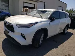 Toyota salvage cars for sale: 2021 Toyota Highlander L