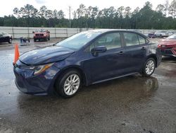 Salvage cars for sale at Harleyville, SC auction: 2022 Toyota Corolla LE