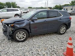 Salvage cars for sale at Barberton, OH auction: 2018 Chevrolet Equinox LT