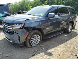 Chevrolet salvage cars for sale: 2021 Chevrolet Tahoe C1500 LT