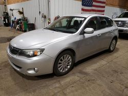 Salvage cars for sale from Copart Anchorage, AK: 2008 Subaru Impreza 2.5I