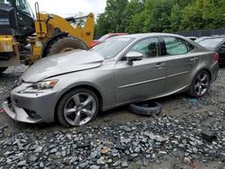 Salvage cars for sale at Waldorf, MD auction: 2014 Lexus IS 350