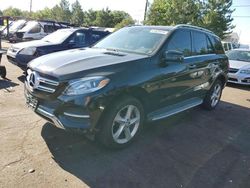 Salvage cars for sale from Copart Denver, CO: 2017 Mercedes-Benz GLE 350 4matic