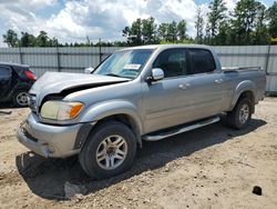 Salvage trucks for sale at Harleyville, SC auction: 2005 Toyota Tundra Double Cab SR5