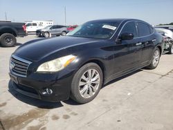 Salvage cars for sale at Grand Prairie, TX auction: 2011 Infiniti M37