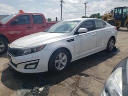 Salvage cars for sale at Chicago Heights, IL auction: 2014 KIA Optima LX