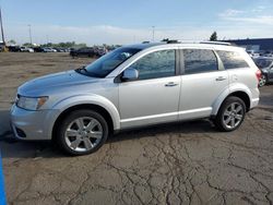 Salvage cars for sale at Woodhaven, MI auction: 2014 Dodge Journey Limited