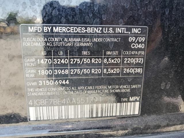 2010 Mercedes-Benz GL 450 4matic