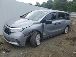 Salvage cars for sale at Windsor, NJ auction: 2021 Honda Odyssey LX