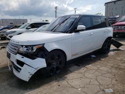 Land Rover salvage cars for sale: 2016 Land Rover Range Rover HSE