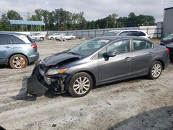 Salvage cars for sale from Copart China Grove, NC: 2012 Honda Civic EXL