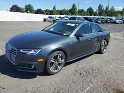 Salvage cars for sale at Portland, OR auction: 2017 Audi A4 Prestige