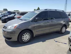 Toyota Sienna ce salvage cars for sale: 2005 Toyota Sienna CE