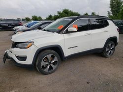 Jeep salvage cars for sale: 2018 Jeep Compass Latitude