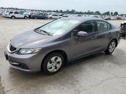 Salvage cars for sale at Sikeston, MO auction: 2015 Honda Civic LX