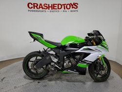 Salvage motorcycles for sale at Dallas, TX auction: 2015 Kawasaki ZX636 F