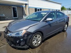 Salvage cars for sale at New Britain, CT auction: 2020 Hyundai Elantra SEL