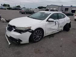 Salvage cars for sale at Dunn, NC auction: 2017 Acura TLX Advance