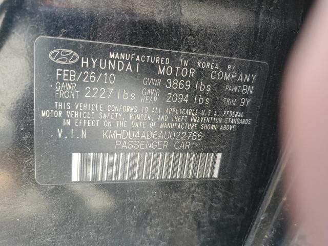 2010 Hyundai Elantra Blue