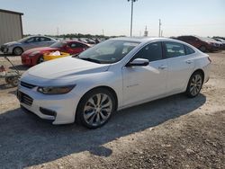 Salvage cars for sale from Copart Temple, TX: 2017 Chevrolet Malibu Premier