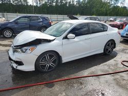 Vehiculos salvage en venta de Copart Harleyville, SC: 2017 Honda Accord Sport