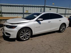 Salvage cars for sale at Dyer, IN auction: 2018 Chevrolet Malibu Premier