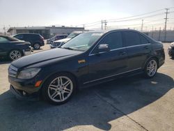 Mercedes-Benz salvage cars for sale: 2009 Mercedes-Benz C 350