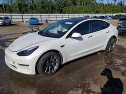 Salvage cars for sale at Harleyville, SC auction: 2022 Tesla Model 3