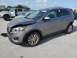 Salvage cars for sale at Orlando, FL auction: 2016 KIA Sorento LX