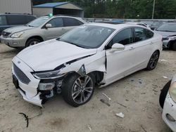 Ford salvage cars for sale: 2019 Ford Fusion Titanium