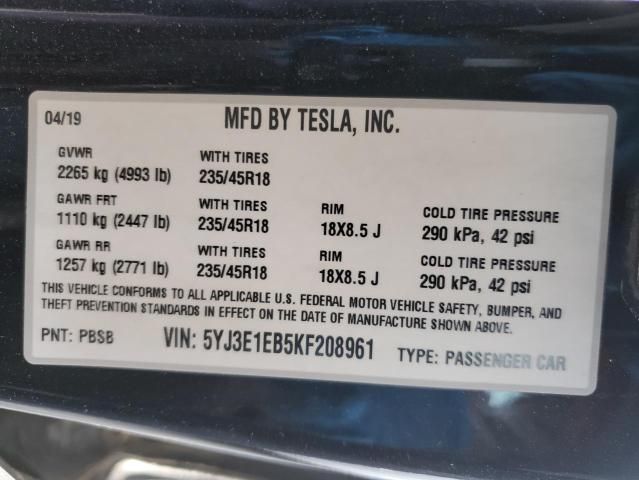 2019 Tesla Model 3