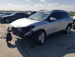 Salvage cars for sale at Grand Prairie, TX auction: 2022 Toyota Corolla Cross LE