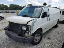 Salvage trucks for sale at Loganville, GA auction: 2005 Chevrolet Express G3500