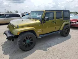 Jeep Wrangler Unlimited Sahara salvage cars for sale: 2008 Jeep Wrangler Unlimited Sahara