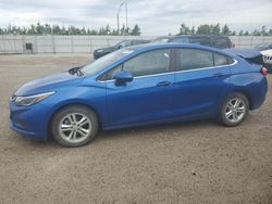 Salvage cars for sale at Nisku, AB auction: 2017 Chevrolet Cruze LT