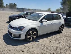 Volkswagen salvage cars for sale: 2017 Volkswagen GTI S