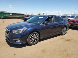 Salvage cars for sale at Brighton, CO auction: 2018 Subaru Legacy 2.5I Premium