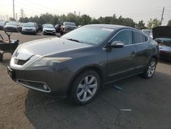 Salvage cars for sale at Denver, CO auction: 2010 Acura ZDX Advance