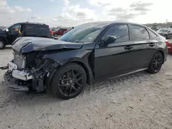 Salvage cars for sale at Houston, TX auction: 2024 Honda Civic Sport