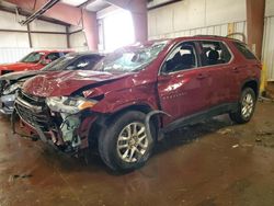 Salvage cars for sale at Lansing, MI auction: 2020 Chevrolet Traverse LT